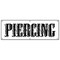 Signmission PIERCING BANNER SIGN shop signs gun barbell tattoo body modification mod B-72 Piercing - alternate 1